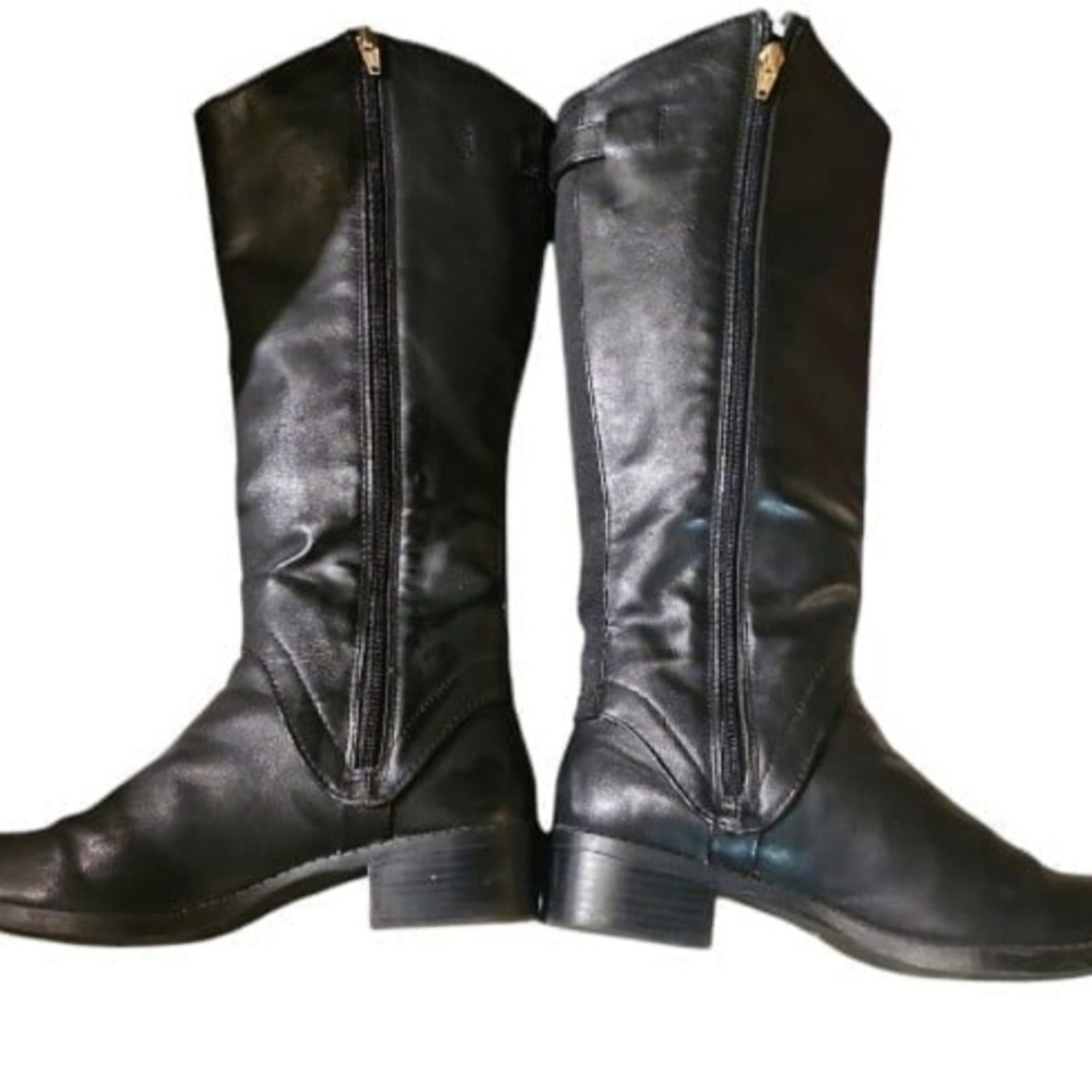 Women's Knee-High Riding Boots - Picture 3 of 11